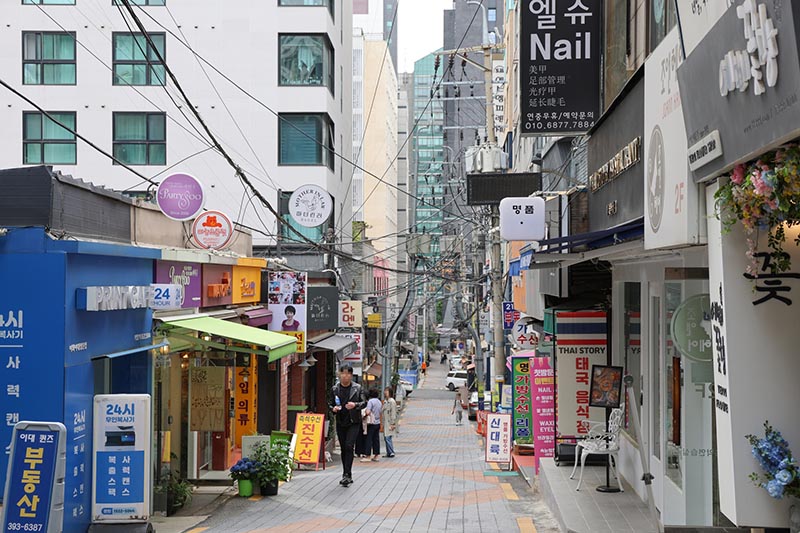 韓国ソウル市街