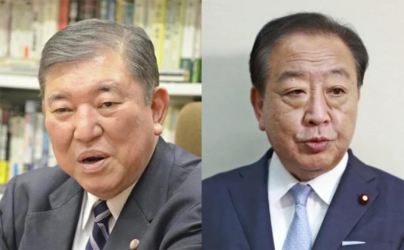 石破氏と野田氏