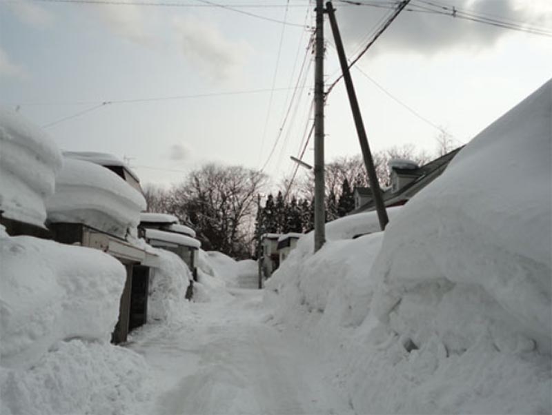 豪雪の青森