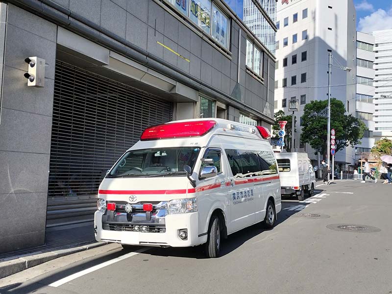 横浜市の救急車